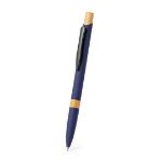 aluminium pen met jumbo vulling lant blauwe inkt