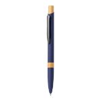aluminium pen met jumbo vulling lant blauwe inkt