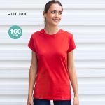 dames kleuren t-shirt katoen 160 gr seiyo s-xxl