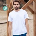 wit t-shirt volwassene katoen 160 gr seiyo s-xxxl