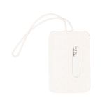 bagagelabel van bamboe en siliconen holda