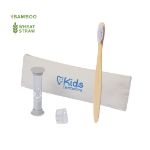 tandenborstelset bamboe lowchen 2 minuten