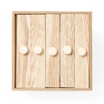 houten kubusvormige fotolijst vespe