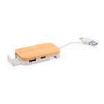 houder usb hub bamboe flow