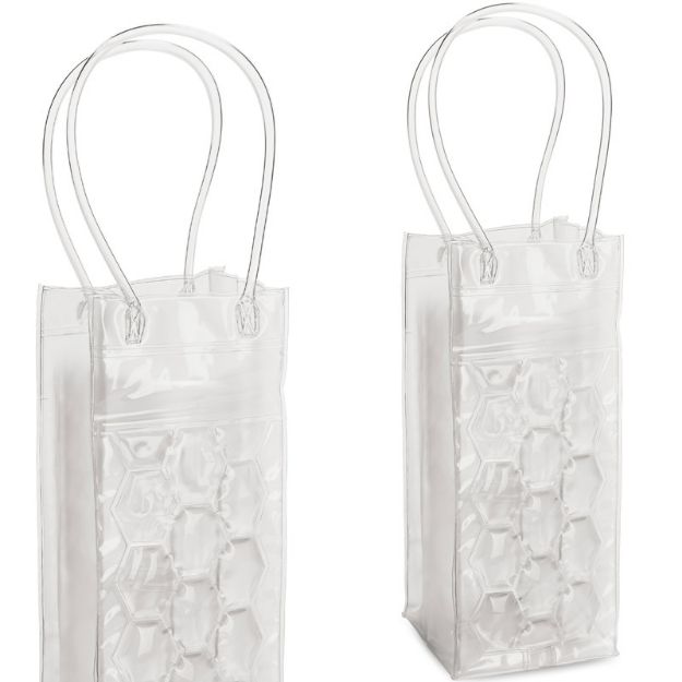 koeltas voor 1 fles pvc. 35 cm handvat