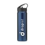 flask recycled rvs 500 ml thermosfles - blauw