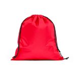 rpet opvouwbare drawstring rugtas pemba - rood
