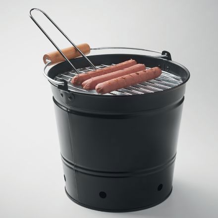 draagbare barbecue emmer