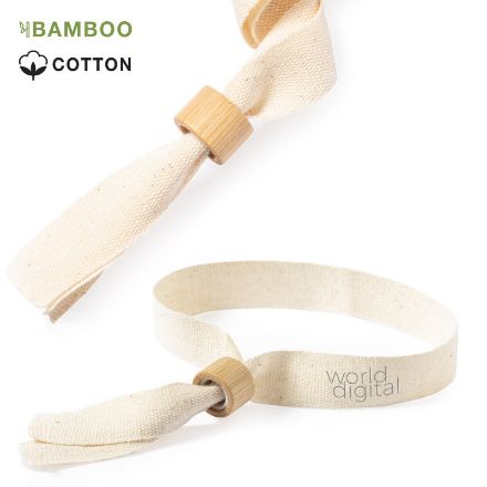 festivalarmband van bamboe en katoen bosgo