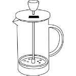 thee- en koffiebereider bamboo press