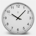 analoge radio-controlled wandklok uranus