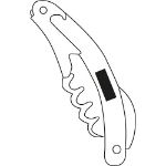 2-delige wijnset duet bestaande uit flesstopper en