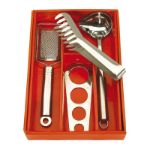 4-delige roestvrij stalen spaghetti set.