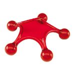 kunststof massage instrument starfish in de vorm v