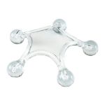 kunststof massage instrument starfish in de vorm v