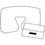 opblaasbaar nekkussen comfortable inclusief opberg