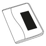 luxe middels rits afsluitbare a4 schrijfmap