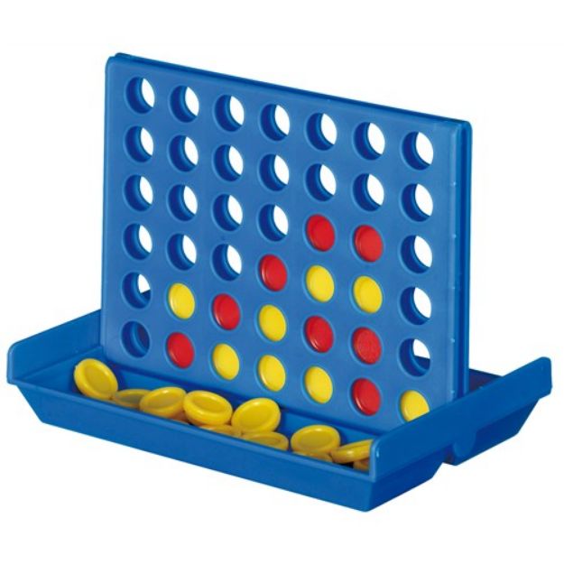 reisspel 4 op een rij in handzame opbergdoos