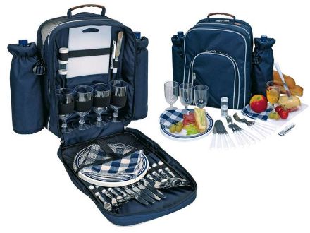 picknick rugzak voor 4 personen met oa. messen
