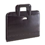 kunstlederen a4 schrijfmap met 4 ringbanden