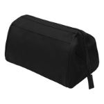 toilettas met metalen scharniersluiting.