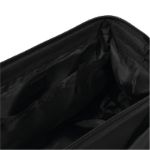 toilettas met metalen scharniersluiting.