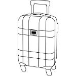 boardcase trolley van abs-materiaal.