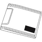 lederen portemonnee indu