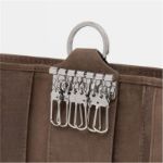 lederen sluiteletui: 1 ring, 6 hangers,