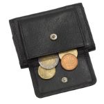 lederen portemonnee ohm met insteekvak