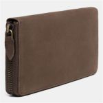 echt lederen damesportemonnee