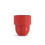 sagaform stapelbare koffiebeker 270 ml - rood