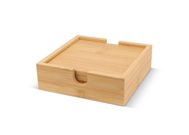 bamboe onderzetterset (4 stuks)