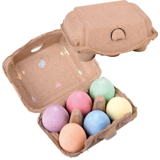 stoepkrijtset funny eggs