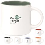 keramieke mok met hoogglans binnenzijde 330 ml