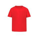 kinder t-shirt 160 gr/m2 katoen 4-5/6-8/10-12 jaar - rood