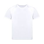kinder t-shirt 135 gr/m2 polyester 4-6/6-8/10-12 j - wit