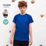 kinder t-shirt 135 gr/m2 polyester 4-6/6-8/10-12 j