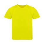 kinder t-shirt 135 gr/m2 polyester 4-6/6-8/10-12 j - geel