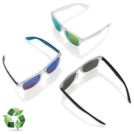 gleam rcs zonnebril met gerecycled pc spiegelglas