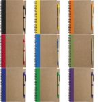 draadgebonden notitieboekje met balpen stella