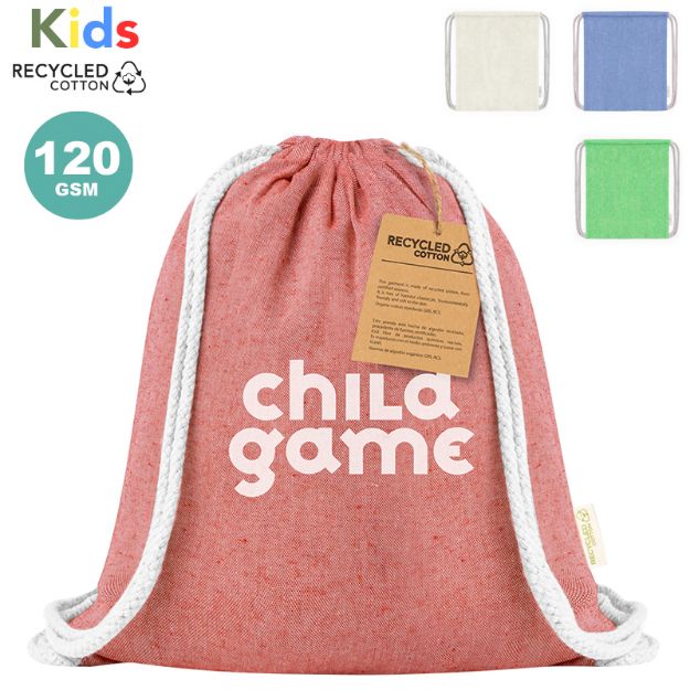 rugzak van gerecycleerd katoen ashara