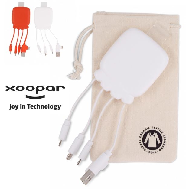 xoopar octopus gamma 2 bio charging cable w