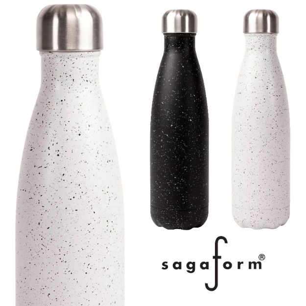sagaform nils stalen fles splash 500 ml
