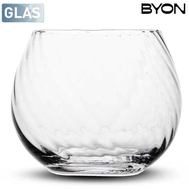 byon opacity set van 6 waterglazen 220 ml