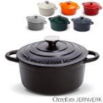 orrefor jernverk ovale geêmalleerde braadpan