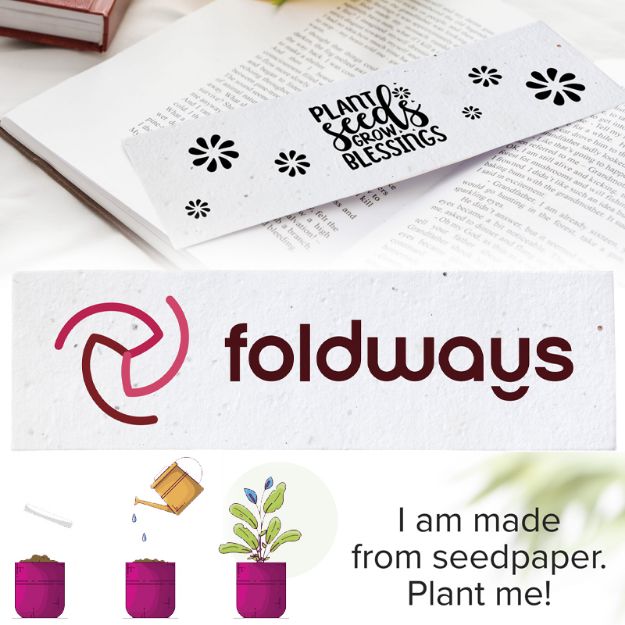 zaad papier boekenlegger