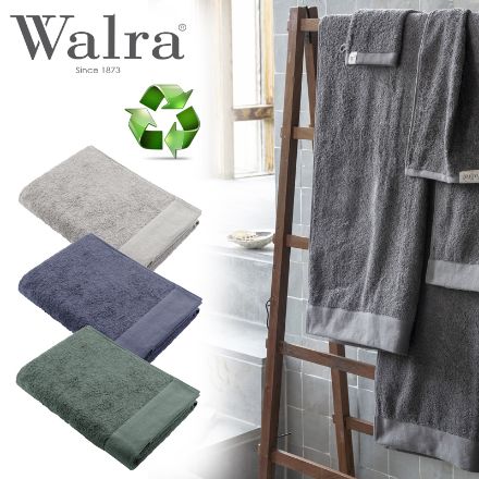walra gerecycled katoen 70x140 cm badhanddoek