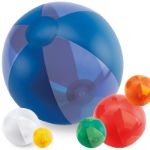 strandbal transparante vlakken. 24 cm