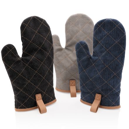 deluxe canvas ovenhandschoen